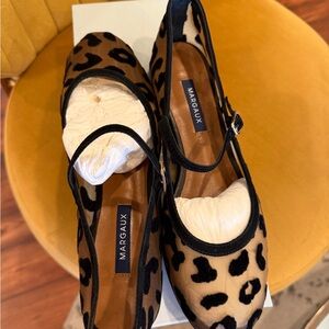 Margaux Animal Print Mary Jane Flats